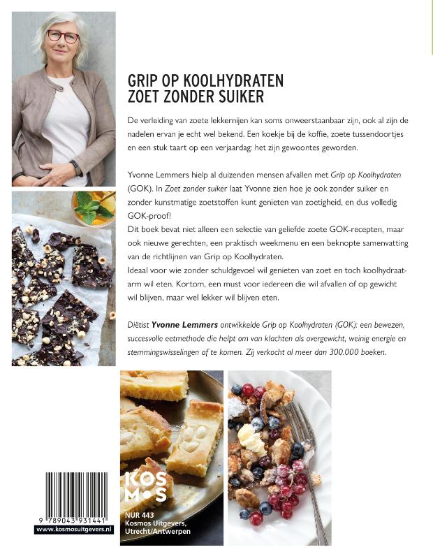 Grip op koolhydraten - zoet zonder suiker - ISBN 9789043931441